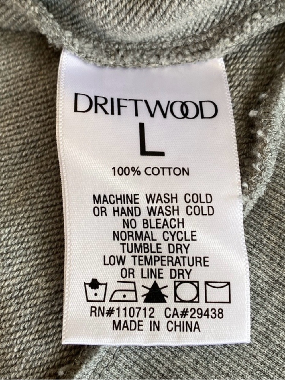 Driftwood Neptune Full Zip Embroidered
Floral Hoodie with Pockets. Size Large - Picture 8 of 11